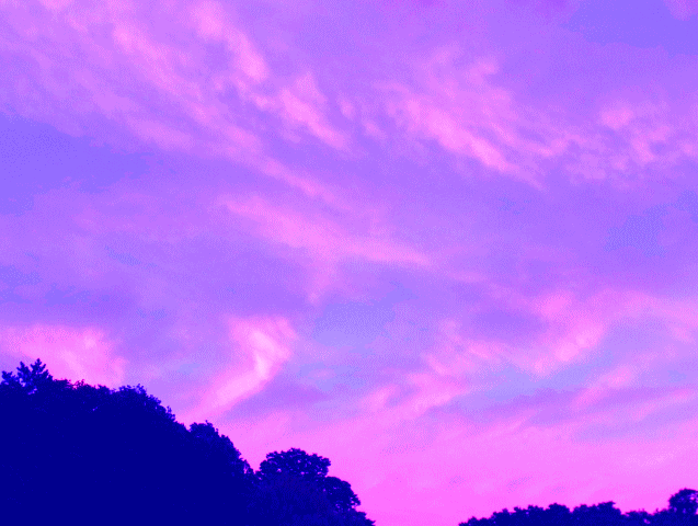 夕焼け ◆晩秋の雲