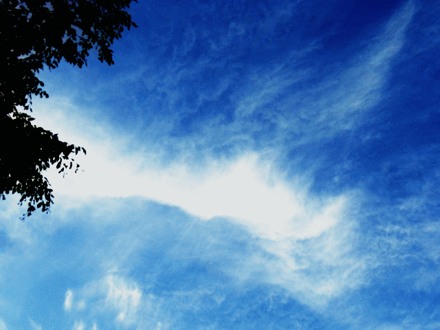 6月の空   ◆湧き上がり逆巻く紗雲