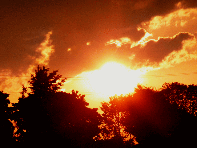 真夏の空　　◆夕焼け